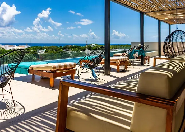 Big At Kaab By The With Roof Pool Near Paseo Del Carmen Mall * Playa del Carmen