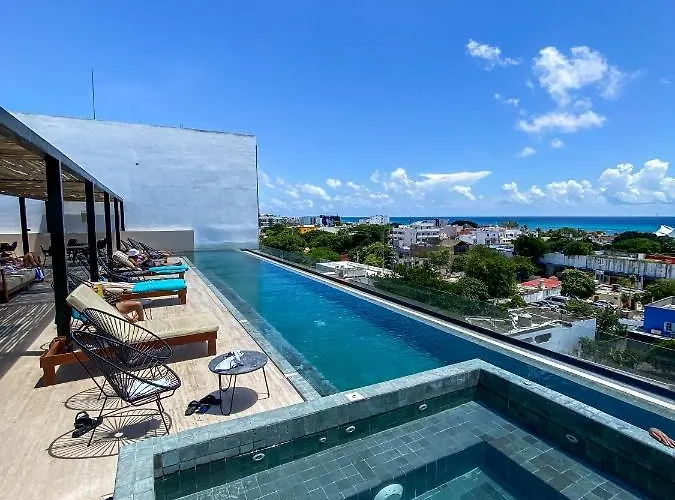 Big At Kaab By The With Roof Pool Near Paseo Del Carmen Mall Apartamento *