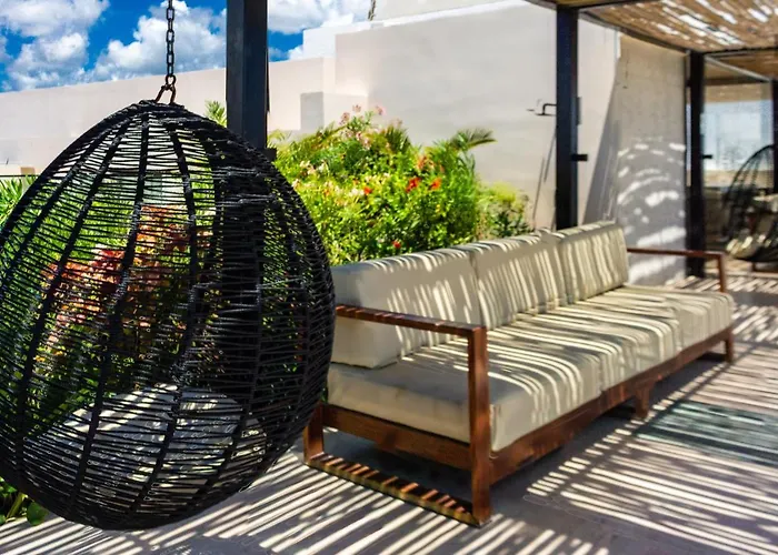 Big At Kaab By The With Roof Pool Near Paseo Del Carmen Mall Apartamento Playa del Carmen